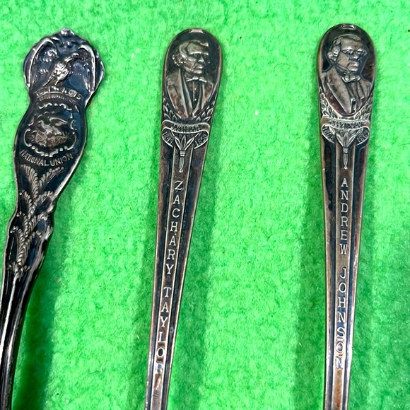 Vintage Wm Rogers President Spoons Lot of 6 (#2) - Picture 3 of 10